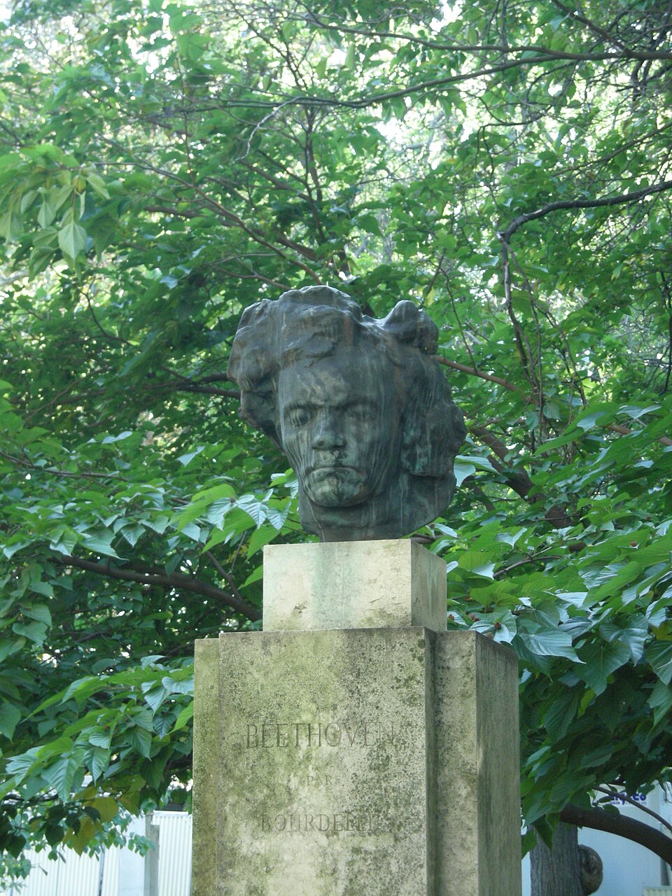 A photograph of Ludwig van Beethoven