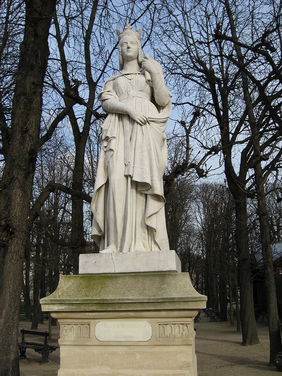 A photograph of Saint Balthild
