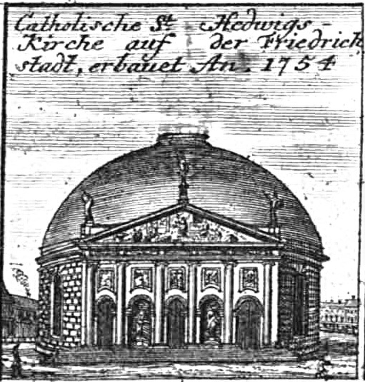 Ein Foto von St. Hedwigs-Kathedrale Berlin