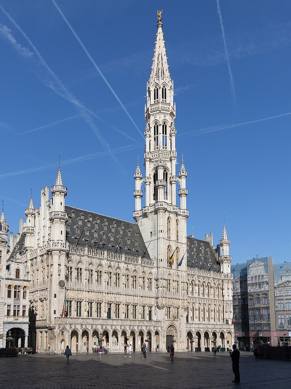 A photograph of Brussels Town Hall