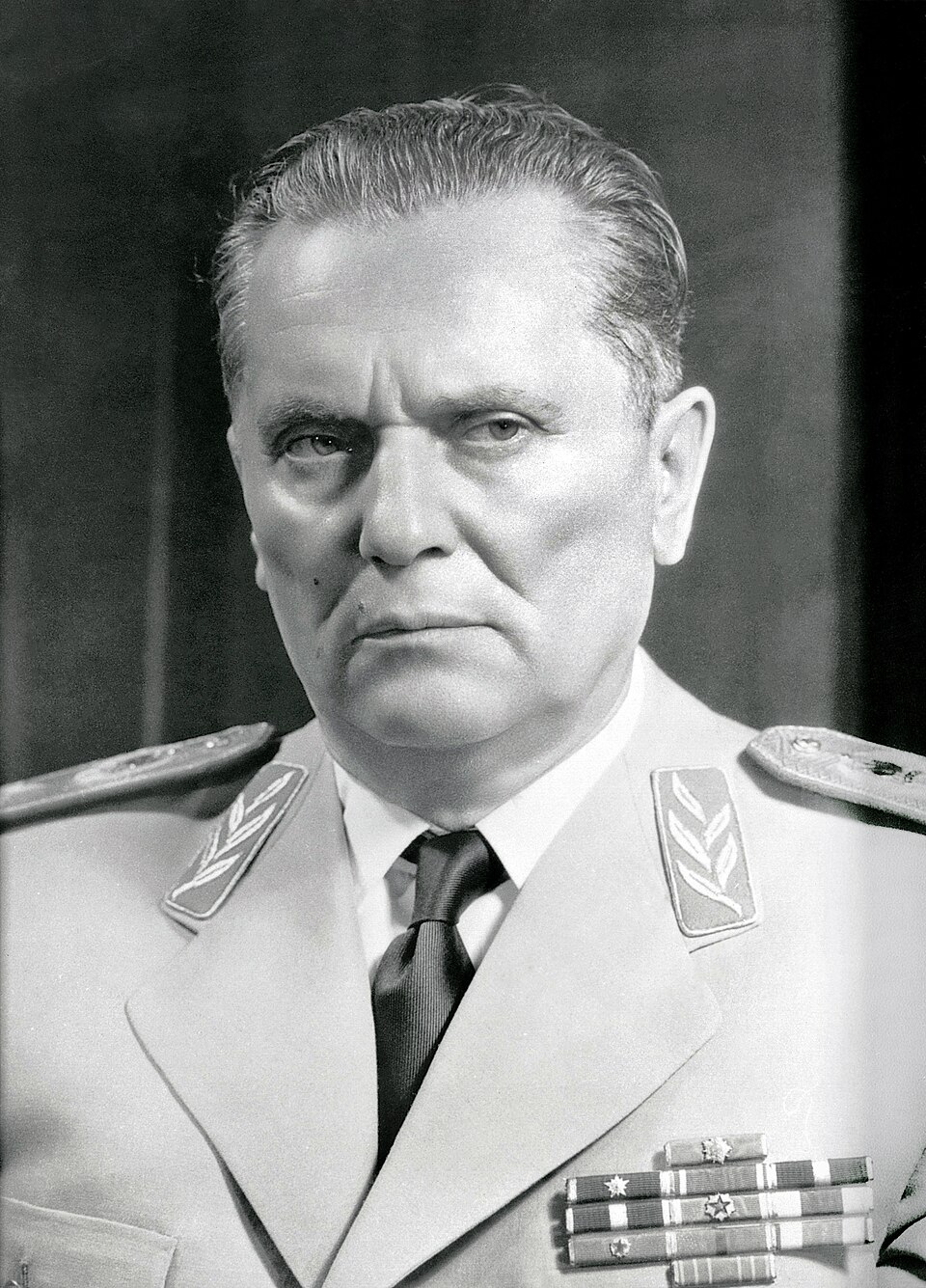 A photograph of Josip Broz Tito