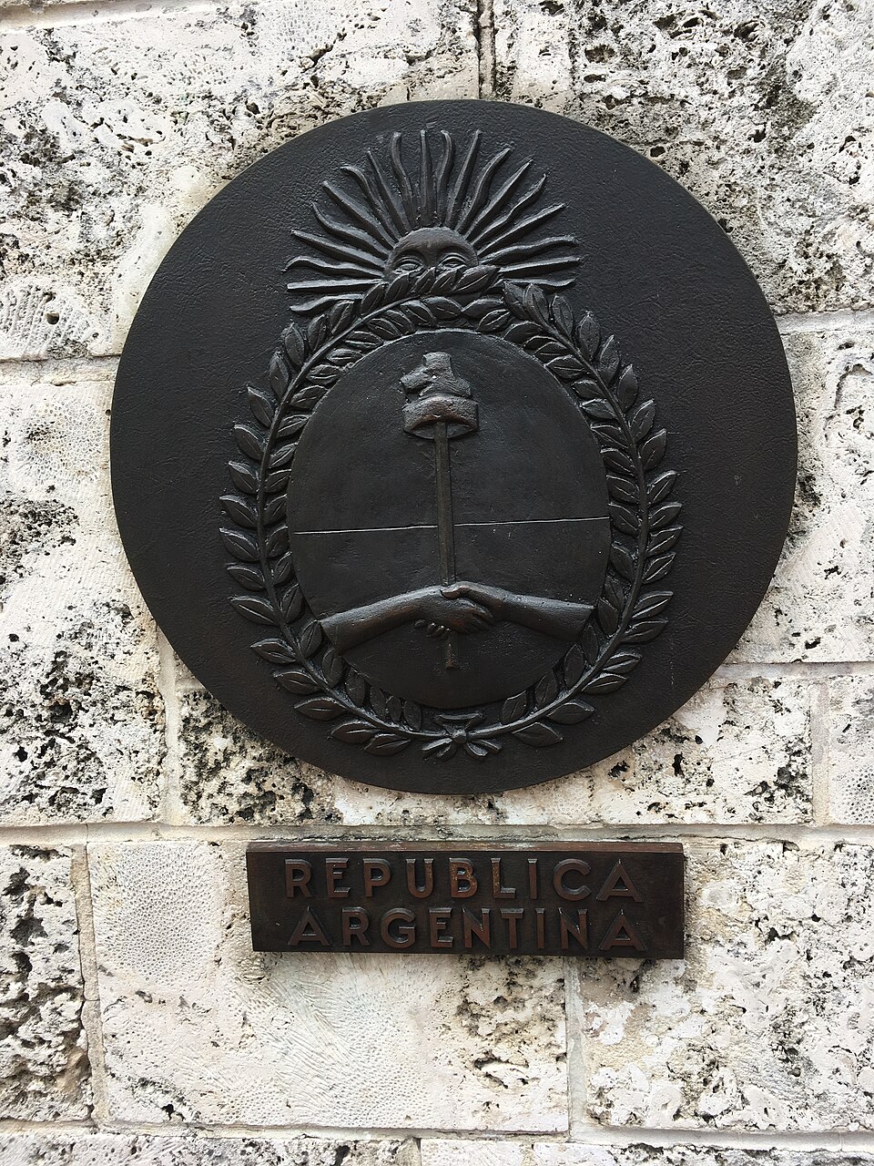 A photograph of The Torch of Friendship