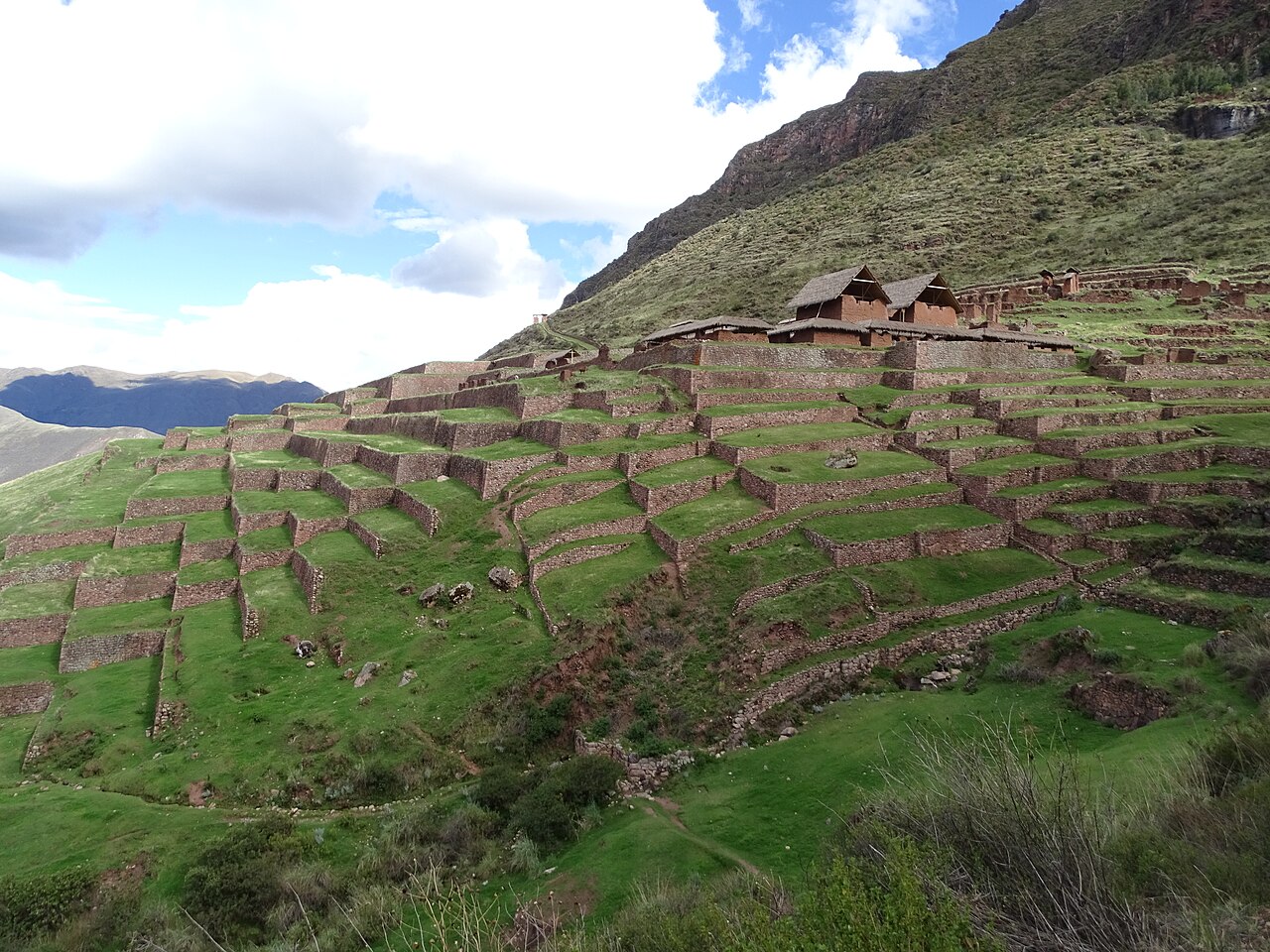 A photograph of Huchuy Qosqo