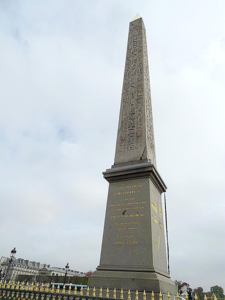 A photograph of Luxor Obelisk