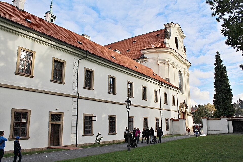 A photograph of Břevnov Monastery
