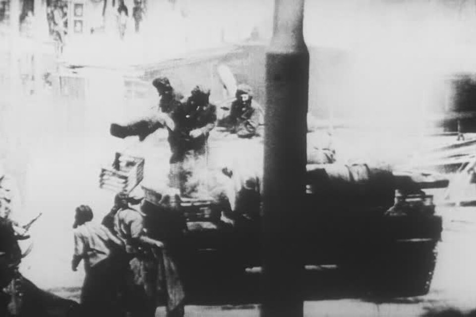 A photograph of T-54/55