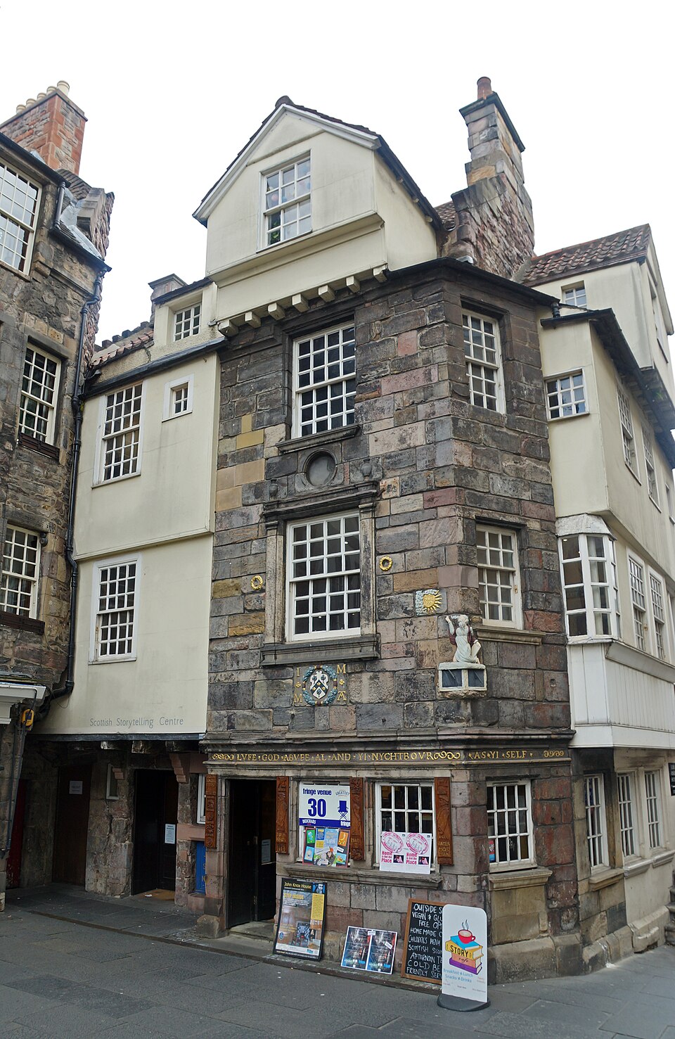 A photograph of John Knox House