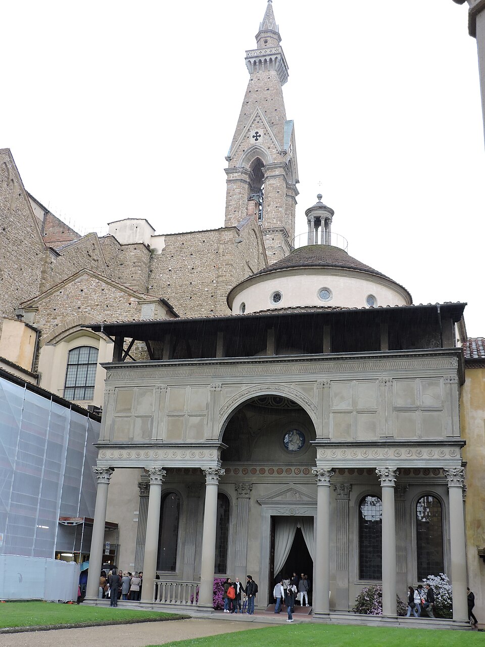 A photograph of Pazzi Chapel