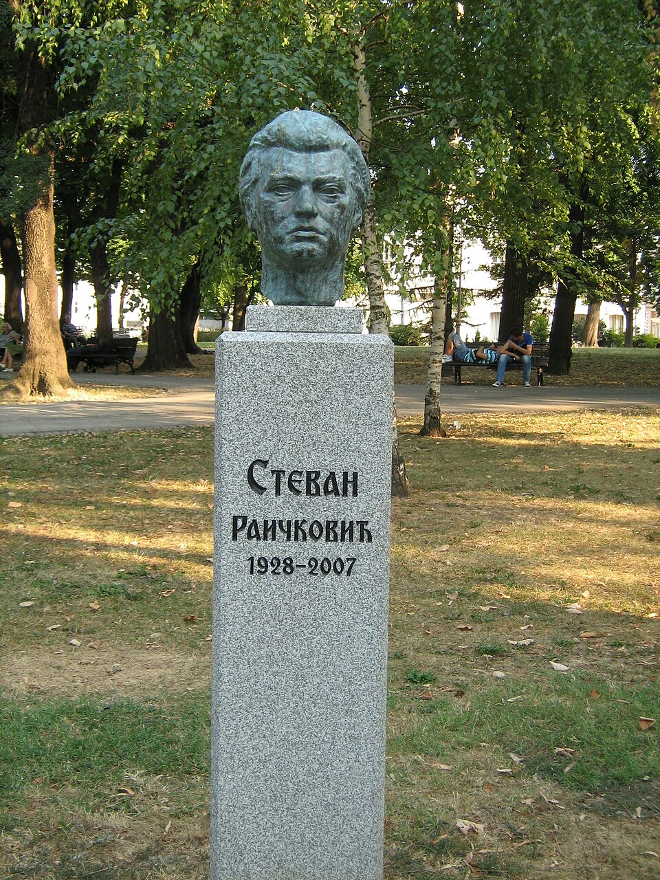 A photograph of Bust of Stevan Raičković