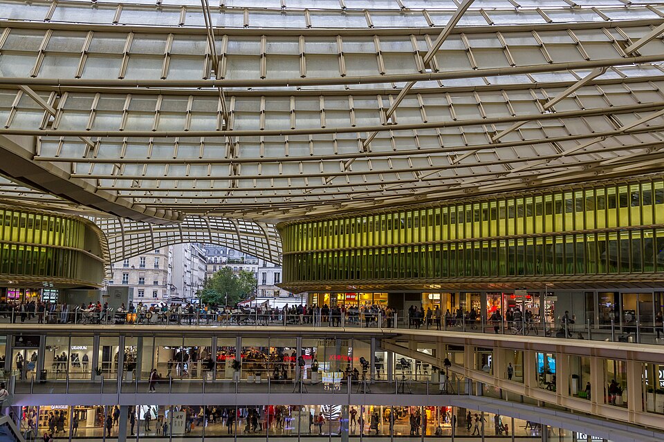 A photograph of Westfield Forum des Halles