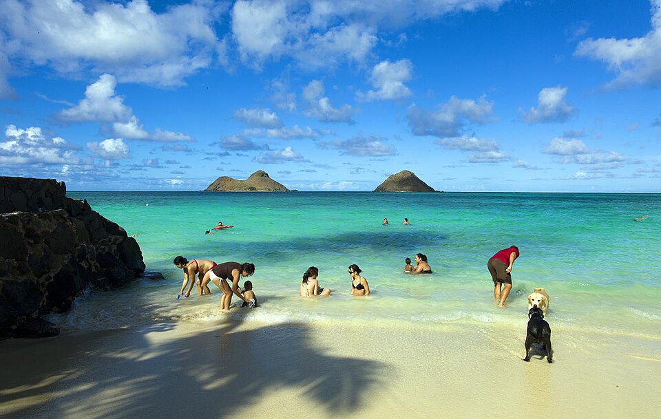 A photograph of Lanikai Beach