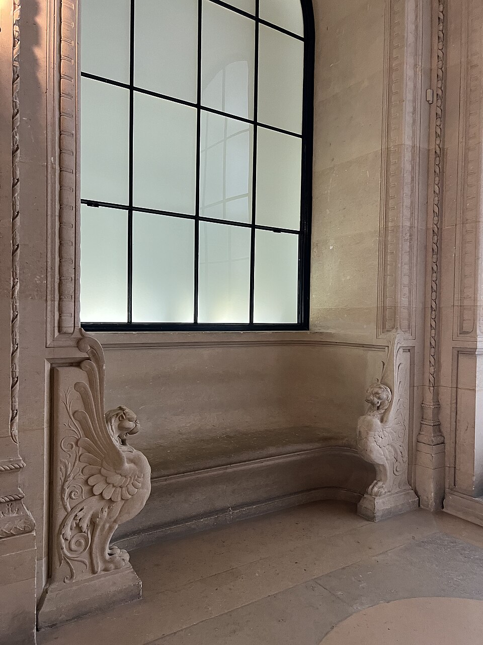 A photograph of Louvre Museum