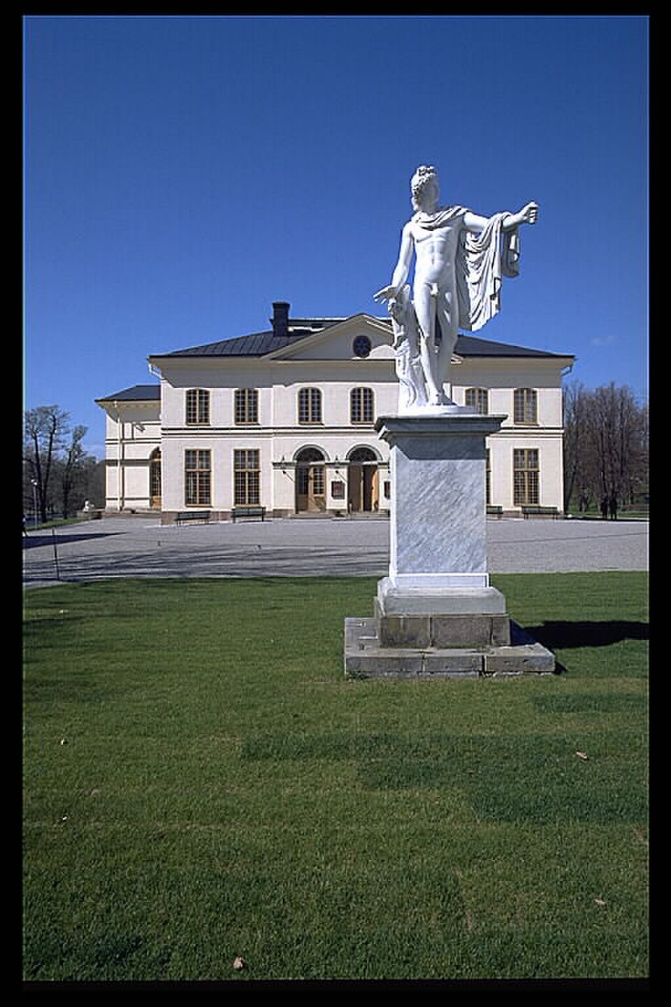 A photograph of Drottningholm Palace Theatre