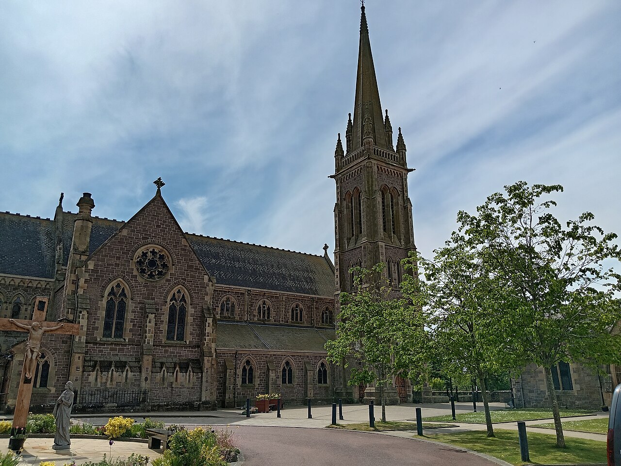 A photograph of St. Mary's Roman Catholic Church
