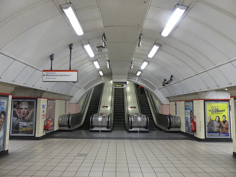 A photograph of Bethnal Green Tube Disaster