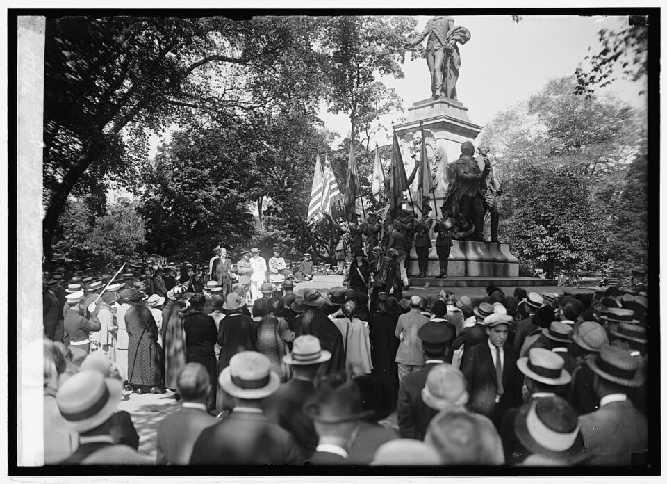 A photograph of Lafayette Square