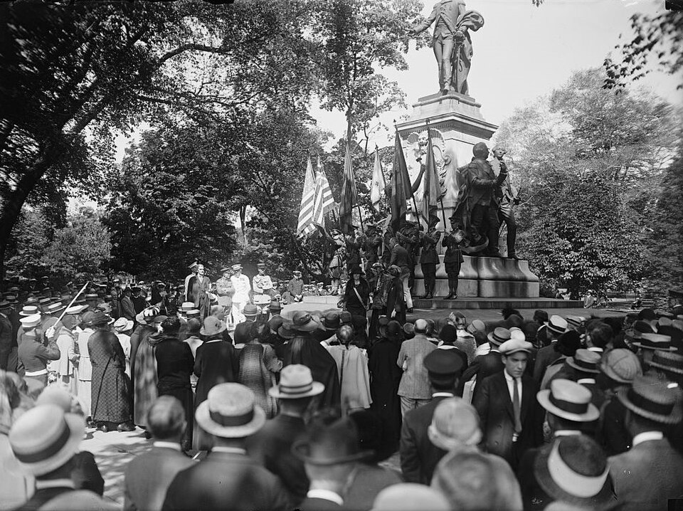A photograph of Lafayette Square