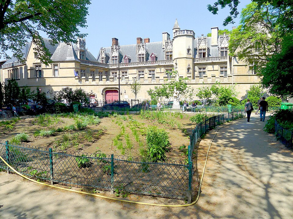 A photograph of square Samuel-Paty