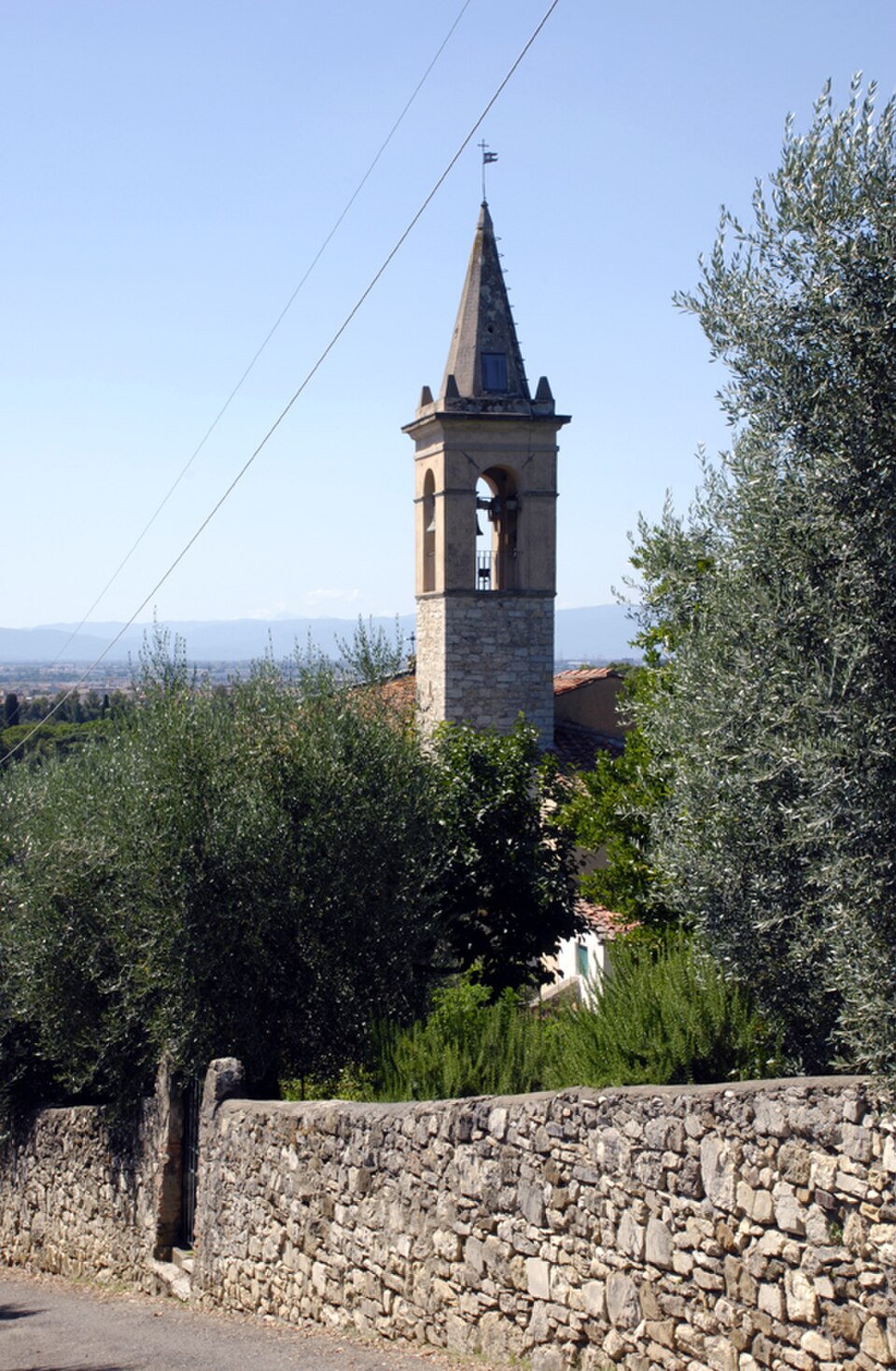 A photograph of church of Santa Maria a Quinto