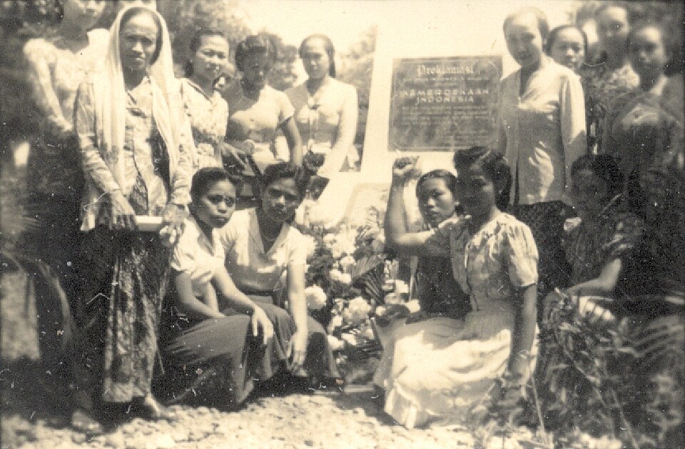 A photograph of Tugu Proklamasi