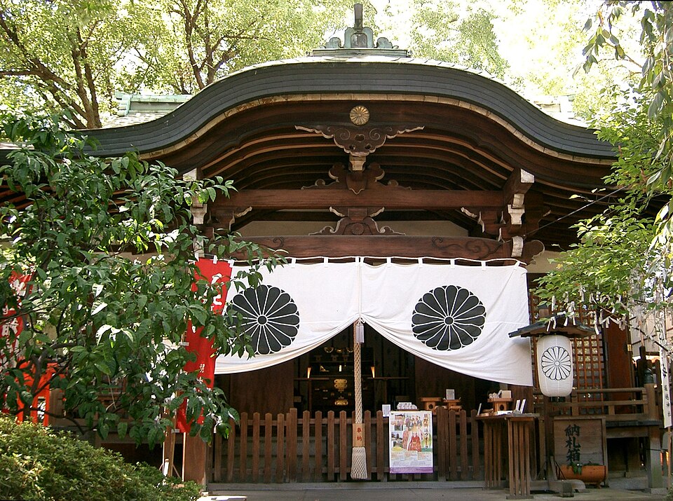 A photograph of Horikoshi Shrine