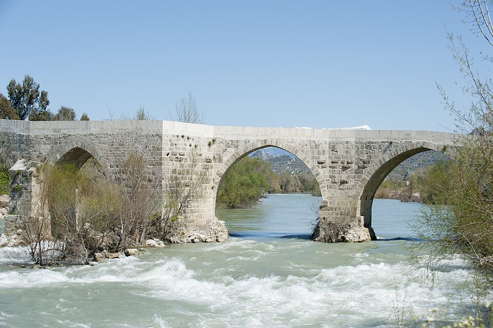 A photograph of Eurymedon Bridge