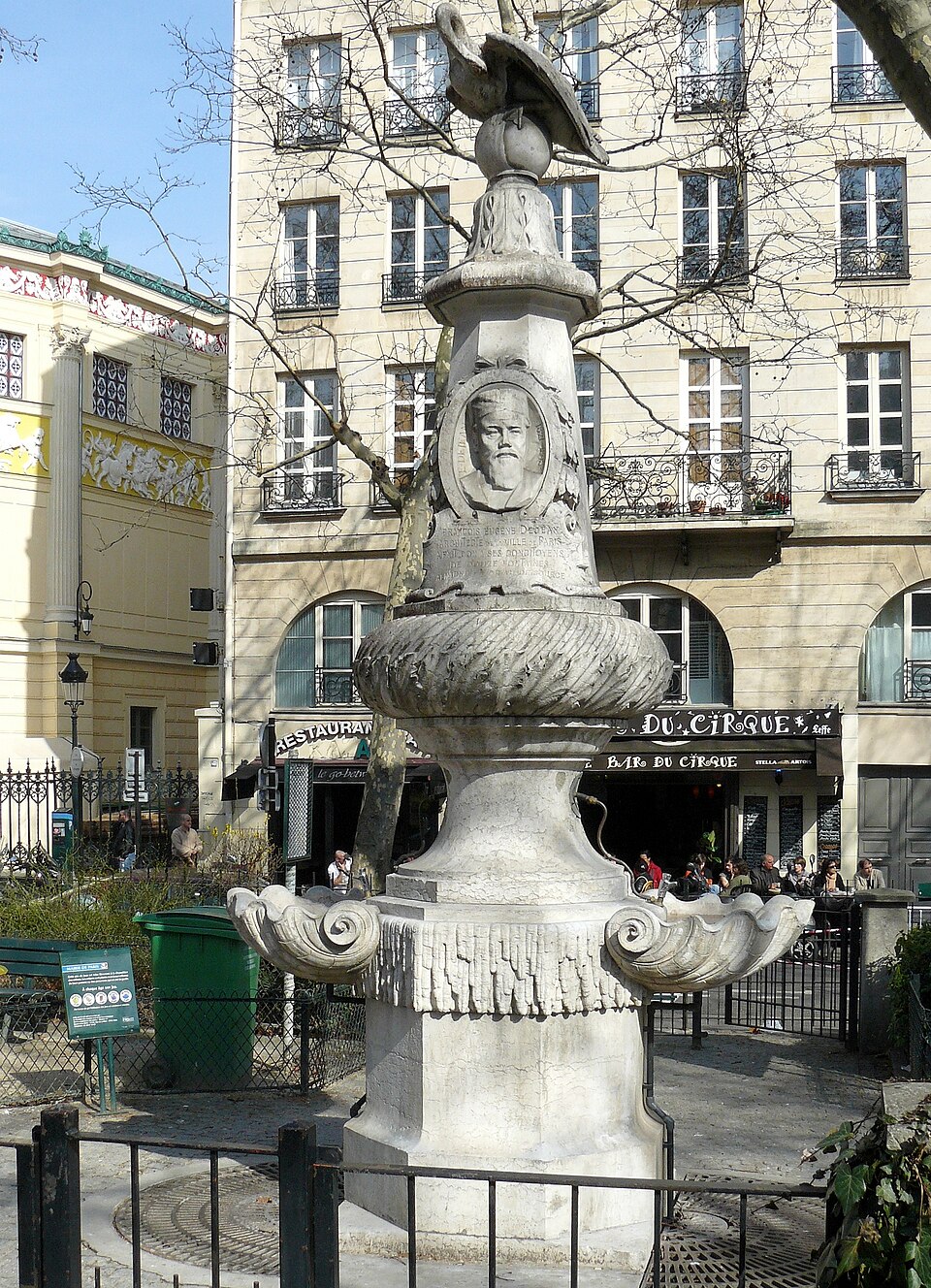 A photograph of Fontaine Dejean