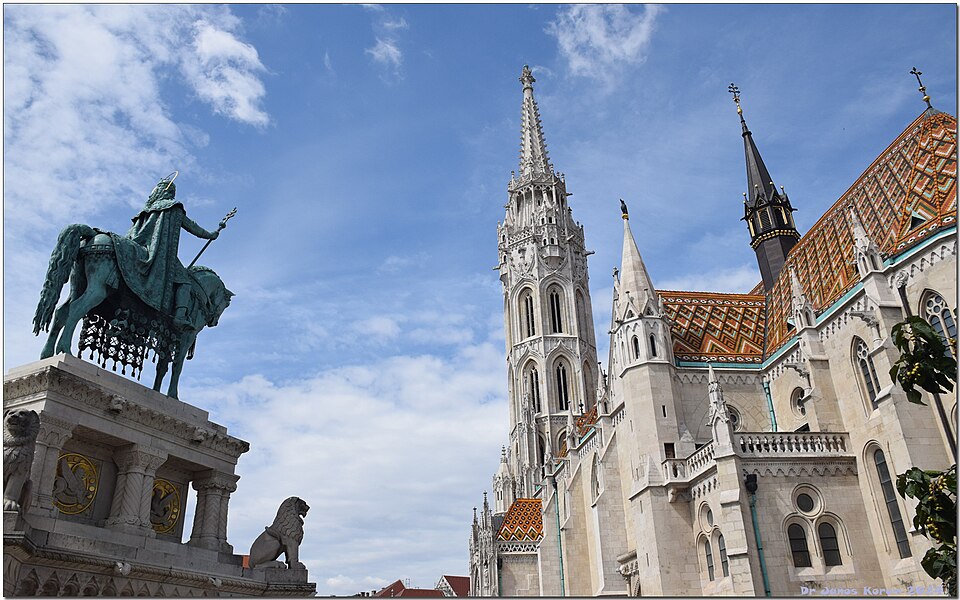 A photograph of Matthias Church