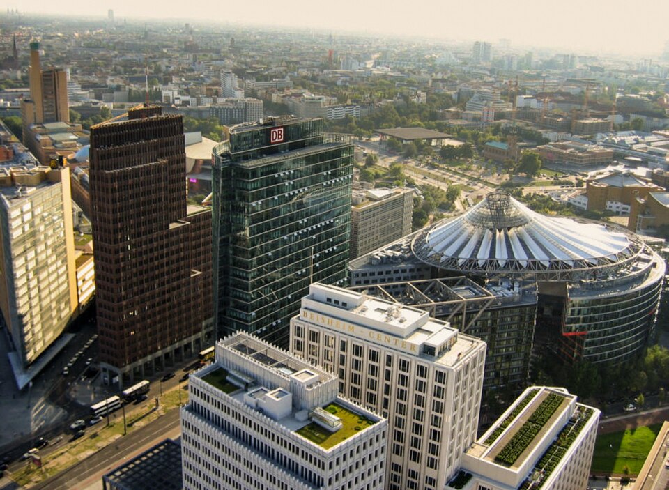 A photograph of Potsdamer Platz