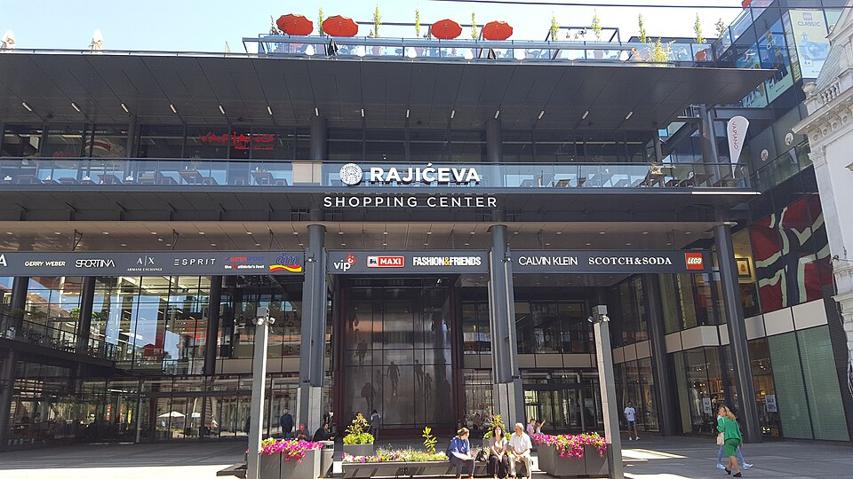 A photograph of Rajiceva Shopping Center