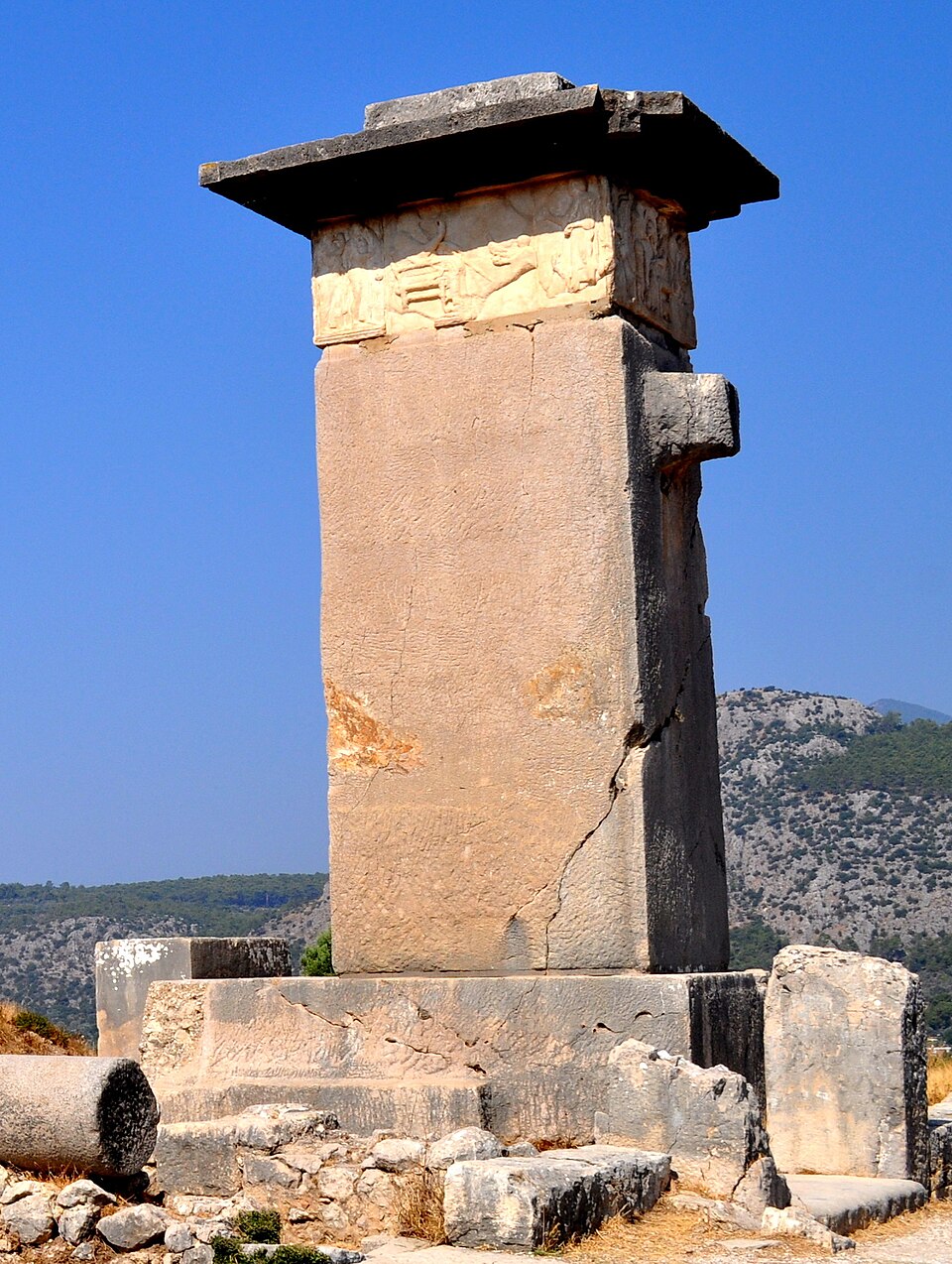 A photograph of Harpy Tomb