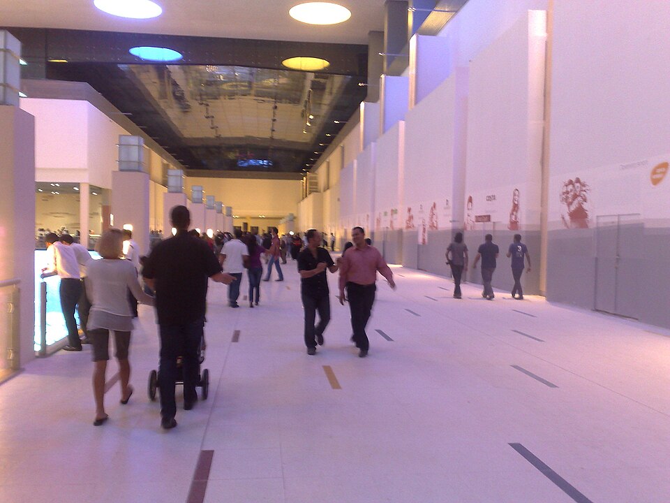A photograph of Dubai Mall