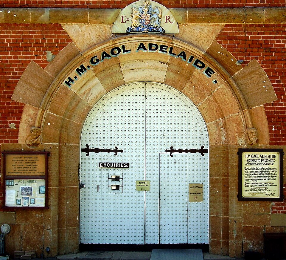 A photograph of Adelaide Gaol