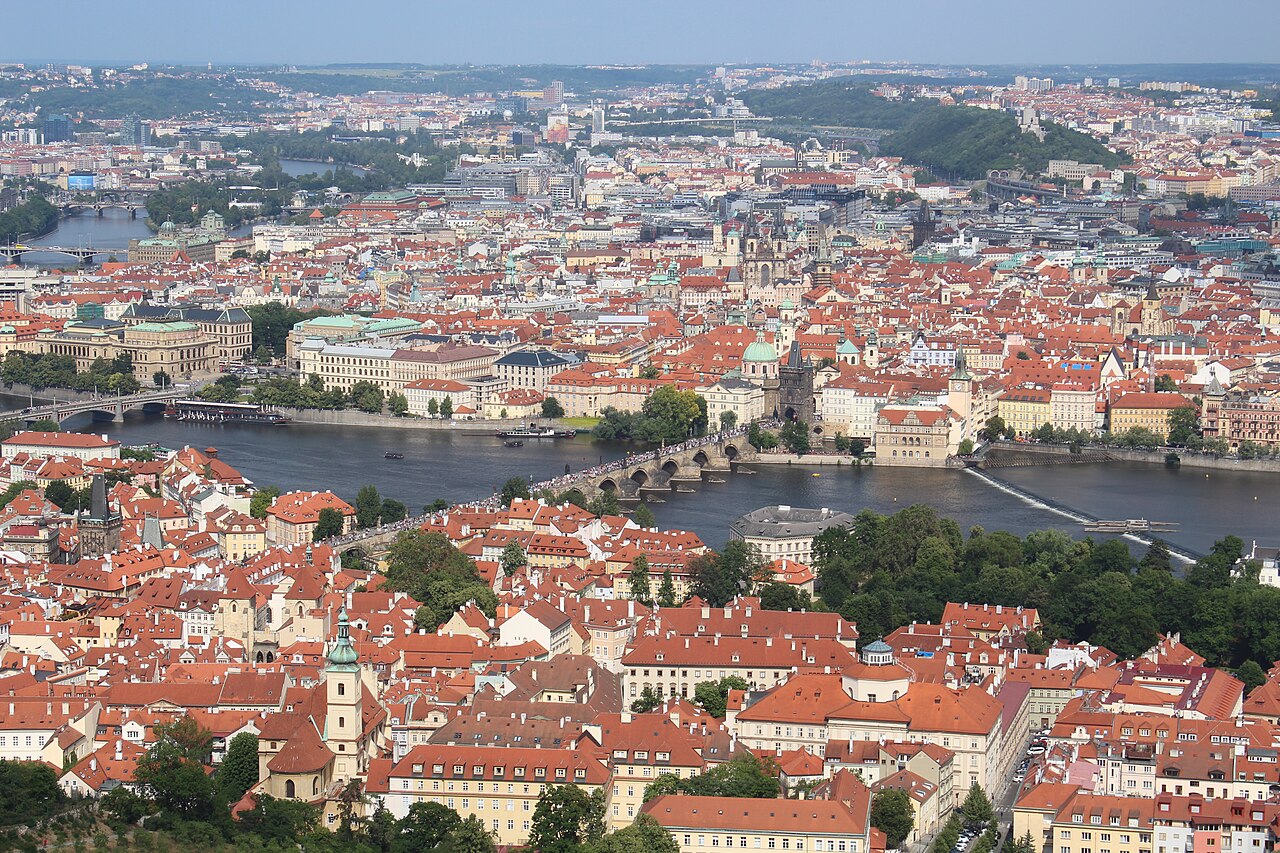 A photograph of Prague