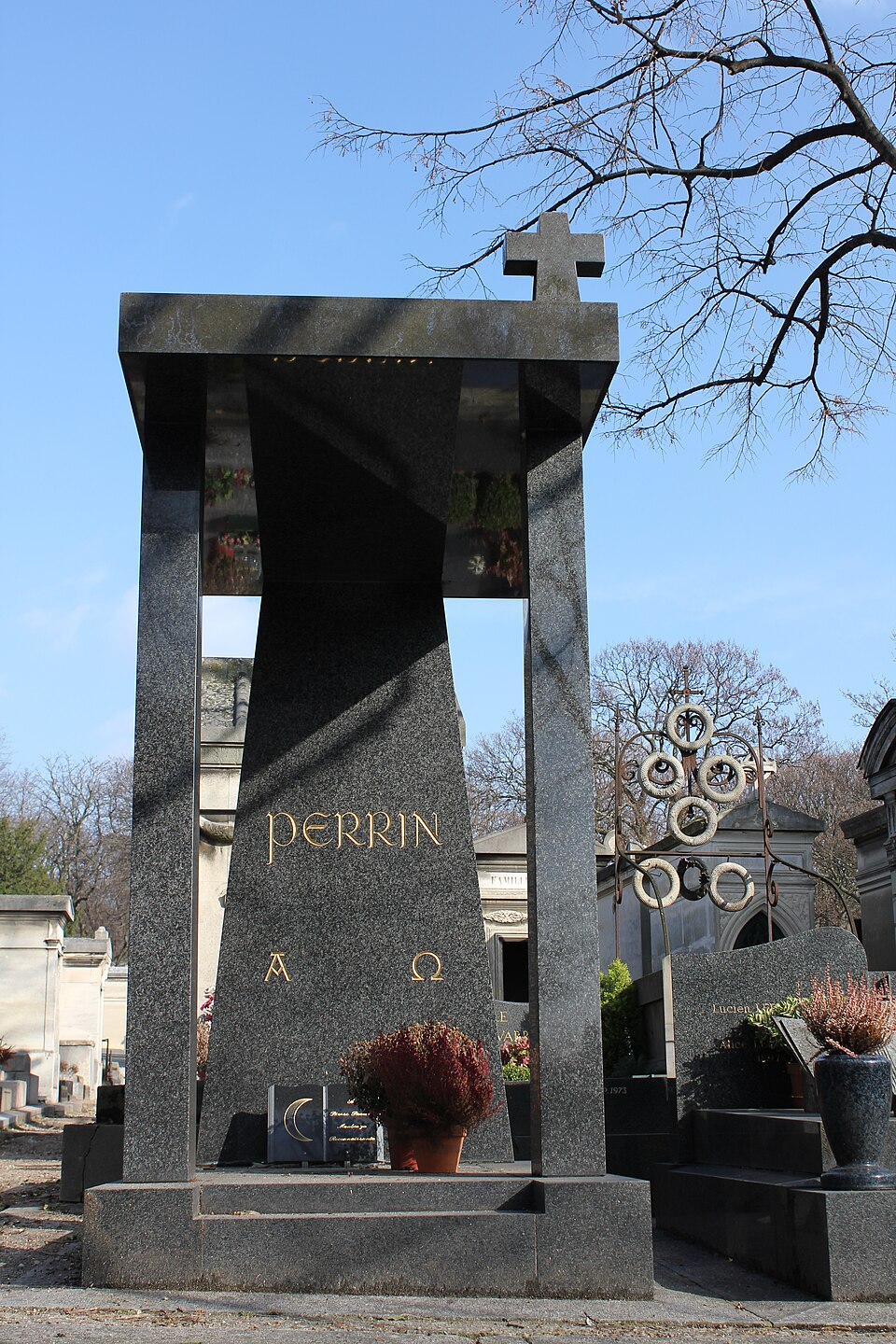 A photograph of Grave of Pierre Perrin