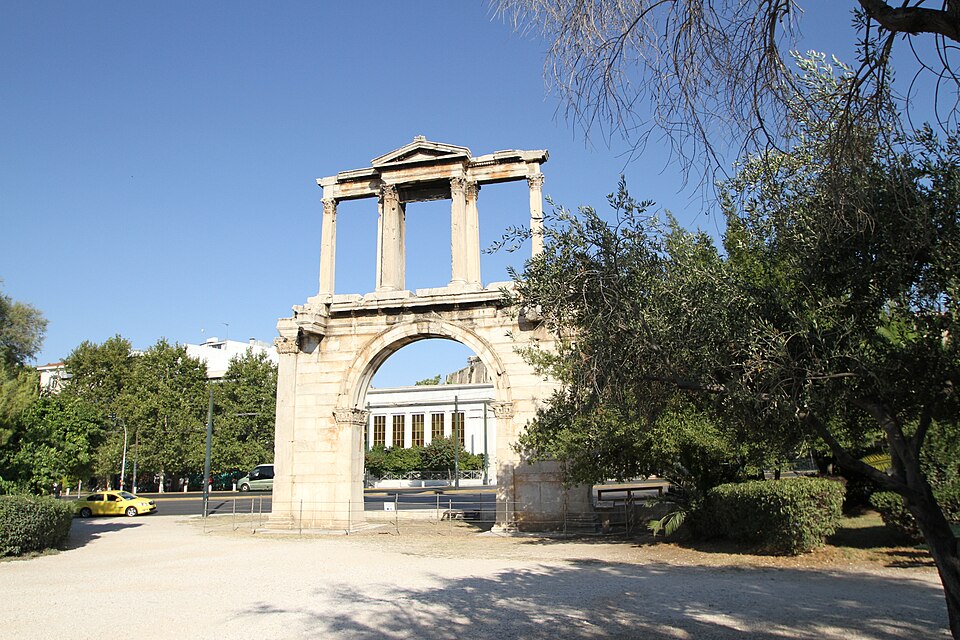 A photograph of Arch of Hadrian