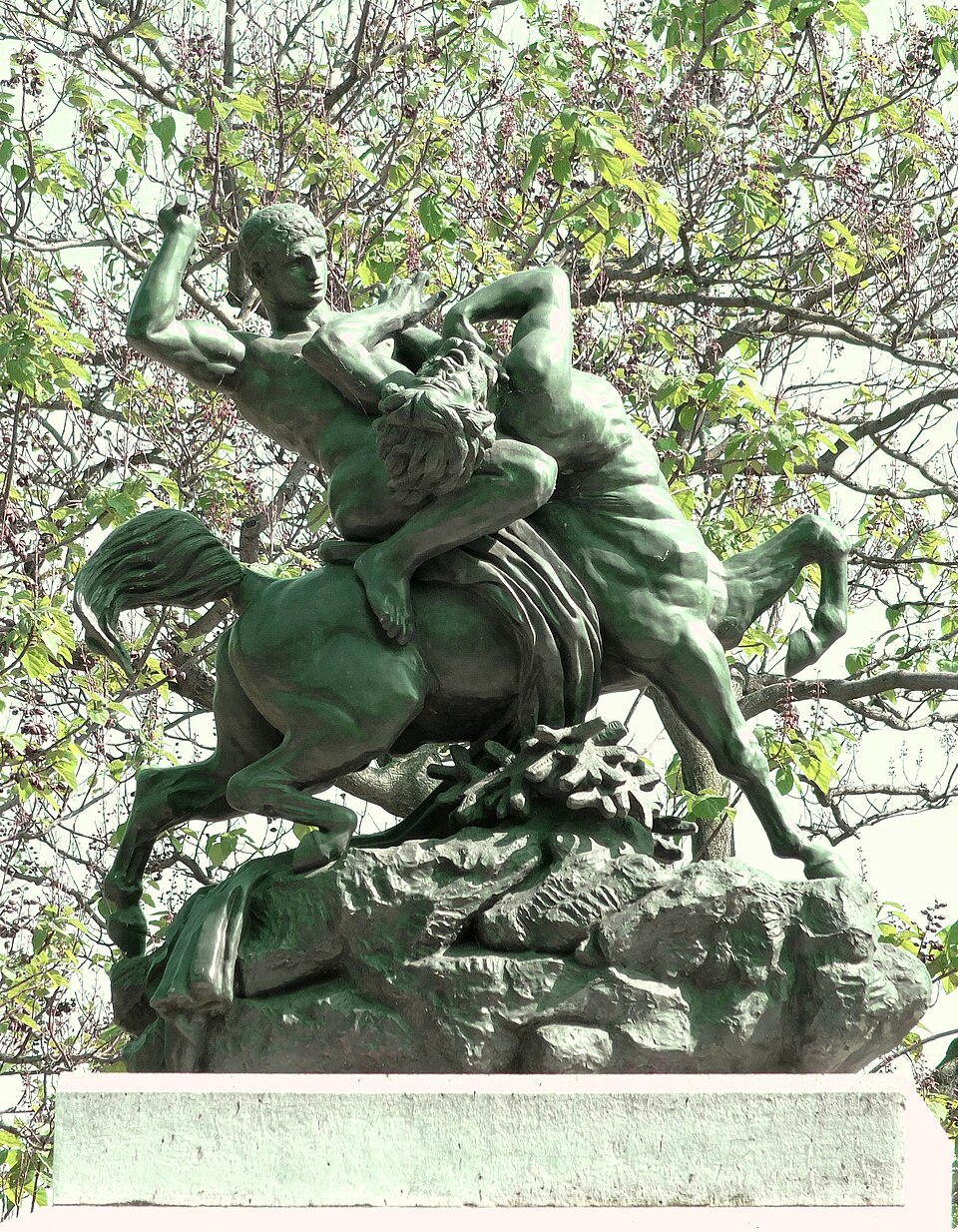A photograph of Theseus Fighting Bienor