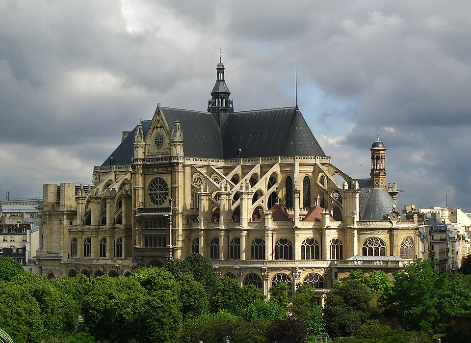 A photograph of Church of Saint Eustache