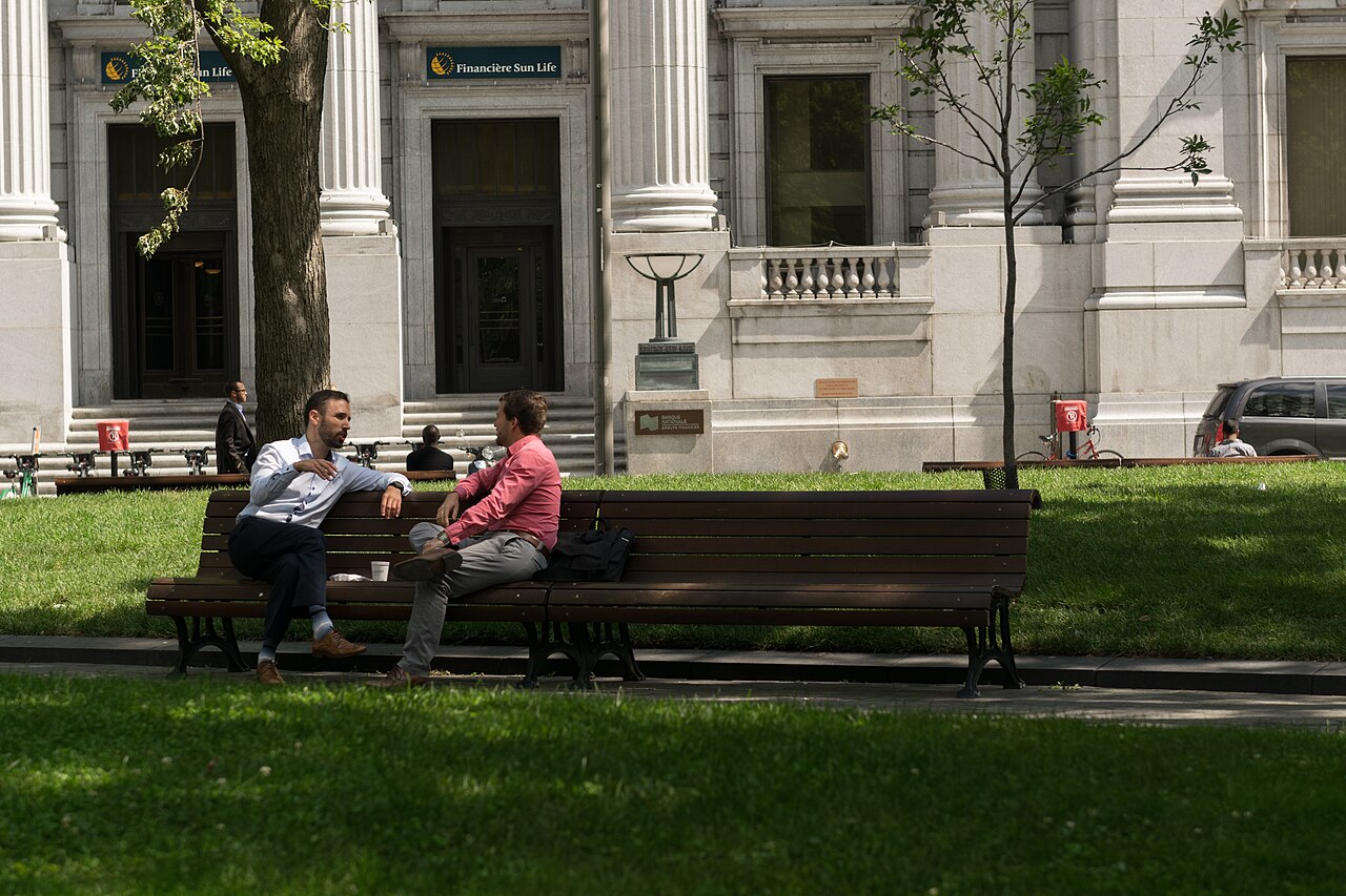 A photograph of Dorchester Square