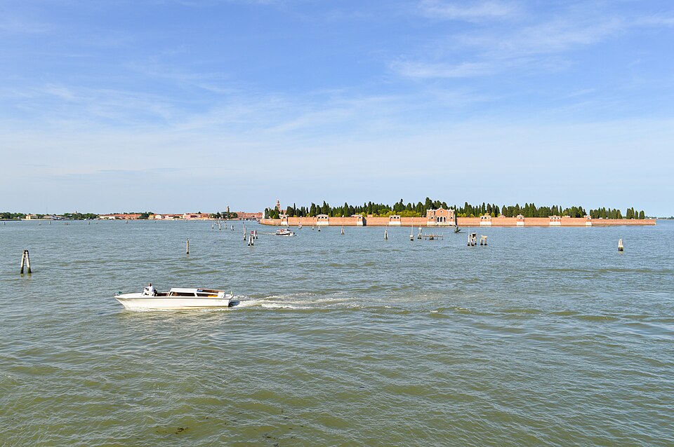 A photograph of San Michele in Isola