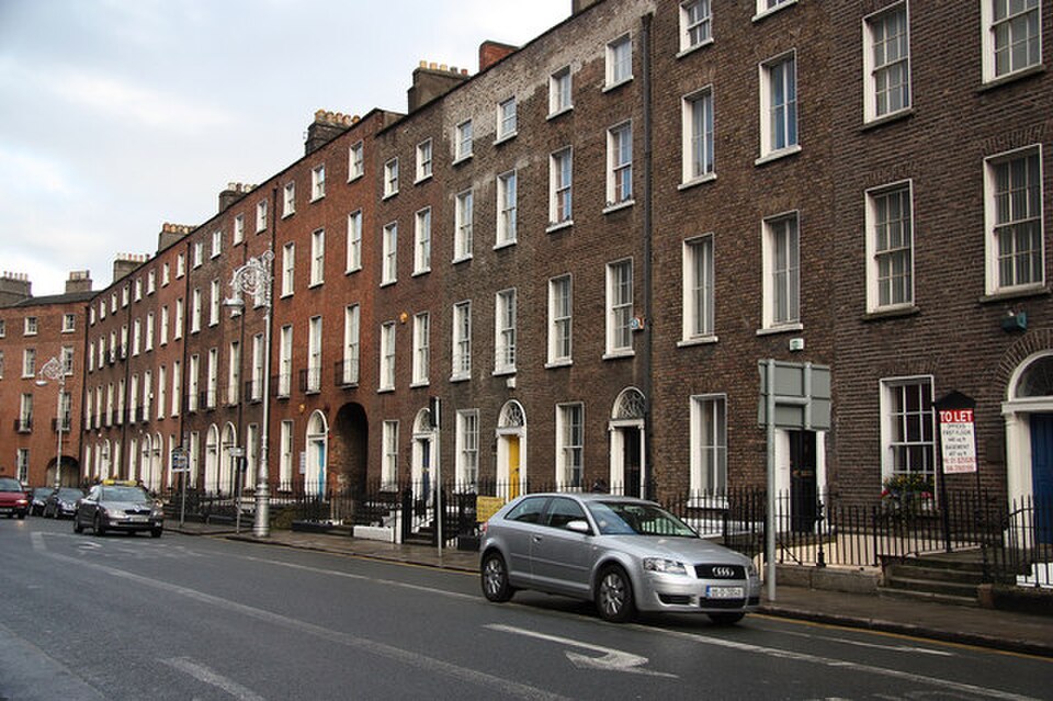 A photograph of Fitzwilliam Square