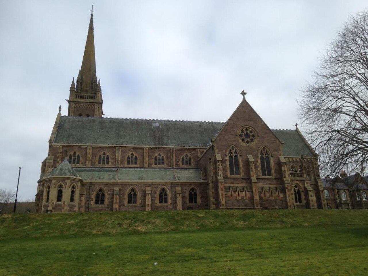 A photograph of St. Mary's Roman Catholic Church