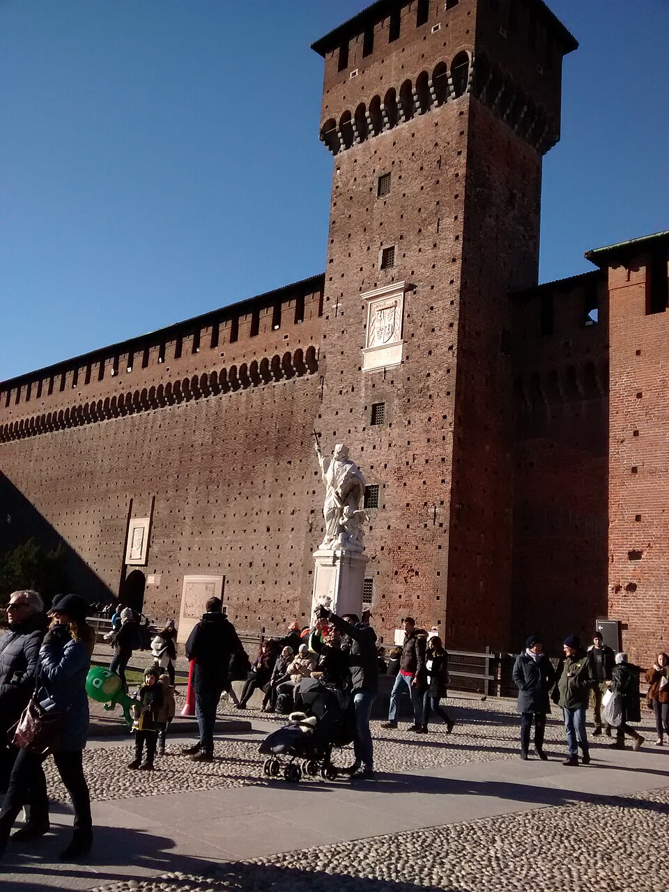 A photograph of Bona of Savoy's Tower