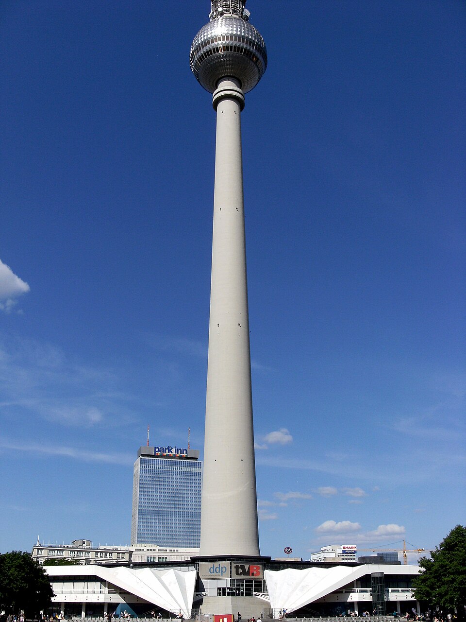 A photograph of Fernsehturm Berlin