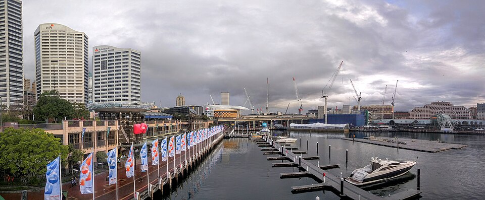 A photograph of Darling Harbour