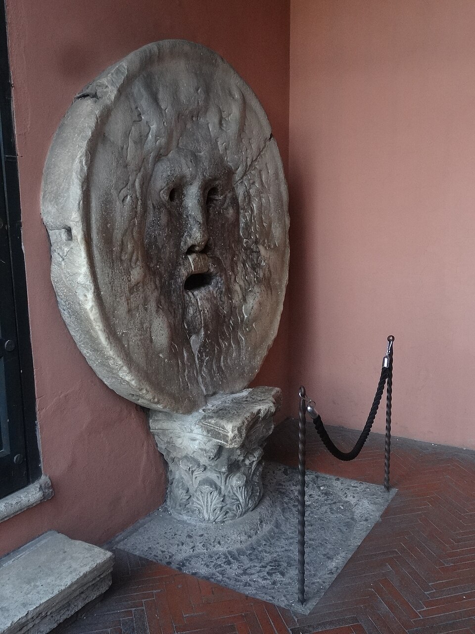 A photograph of Bocca della Verità