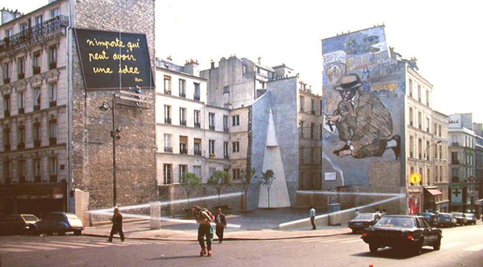 A photograph of Rendez-vous à l'angle des rues de Belleville et Julien-Lacroix