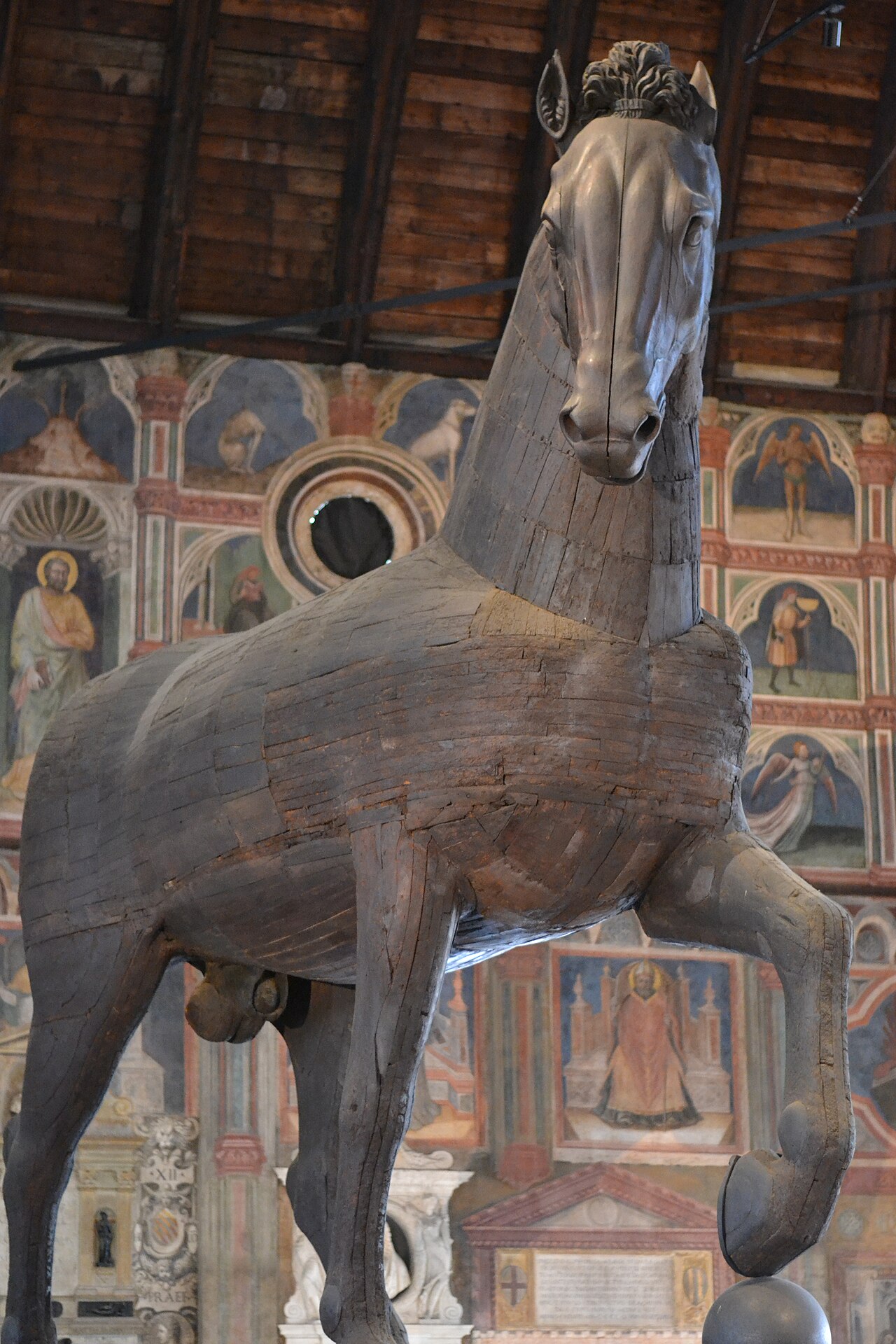 A photograph of Wooden Horse