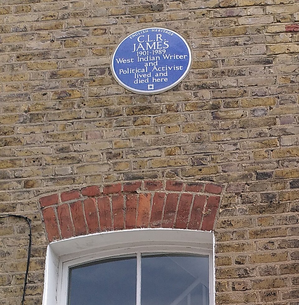 A photograph of C. L. R. James
