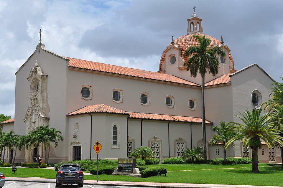 A photograph of Church of the Little Flower